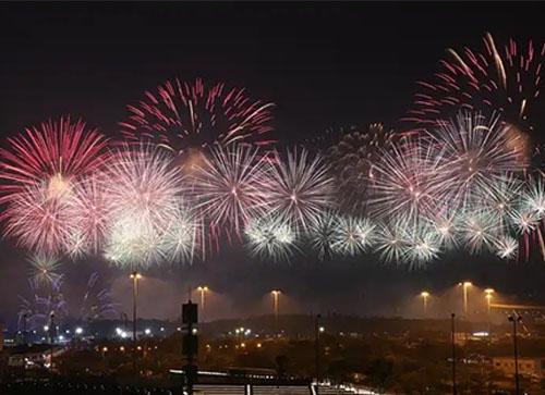 龙江县焰火晚会